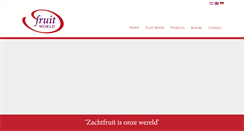 Desktop Screenshot of fruitworld.nl